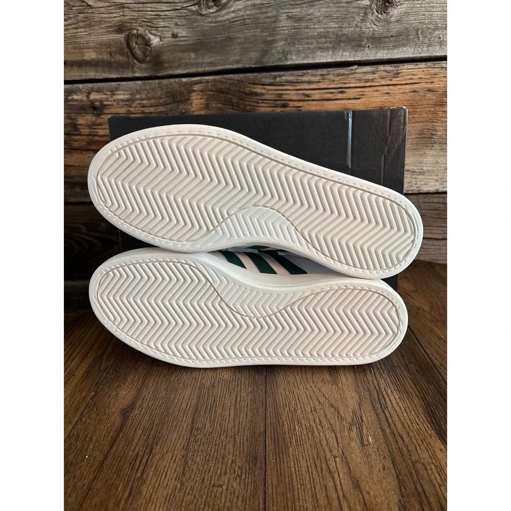 Adidas Grand Court 2.0 Mens White Green Sneakers JR2224 Size 10